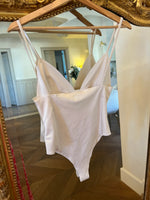 Charger l'image dans la galerie, Jacquemus - Body à bretelles blanc nacré
