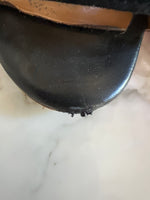 Charger l'image dans la galerie, Sézane - Sandales noires à talons boucles dorées
