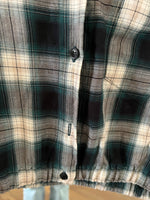 Charger l'image dans la galerie, Maje - Chemise à carreaux verte courte
