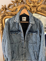 Charger l'image dans la galerie, Zara - Veste en jean matelassée
