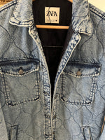Charger l'image dans la galerie, Zara - Veste en jean matelassée
