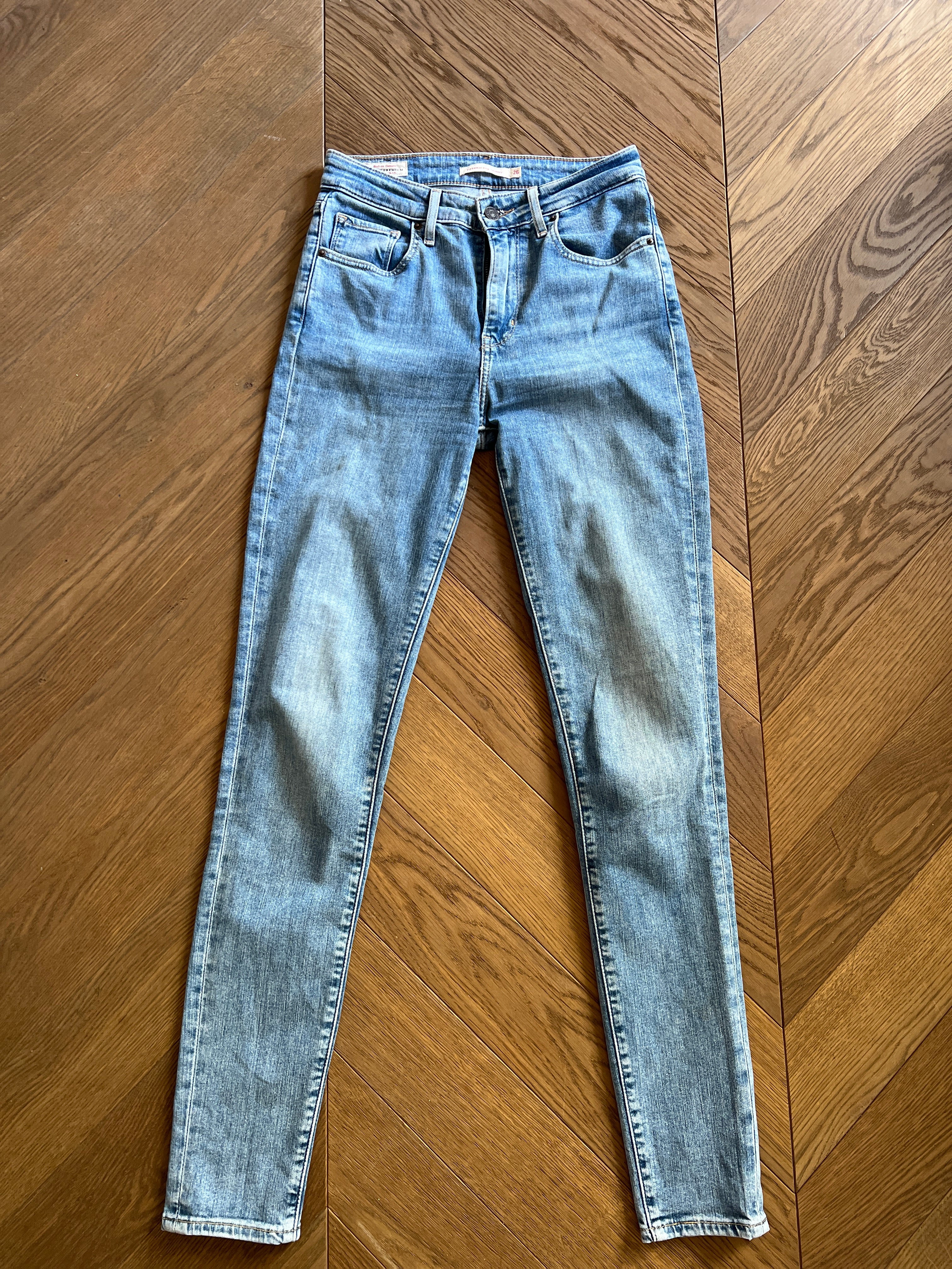 Jean Levis 721 High Rise Skinny bleu clair