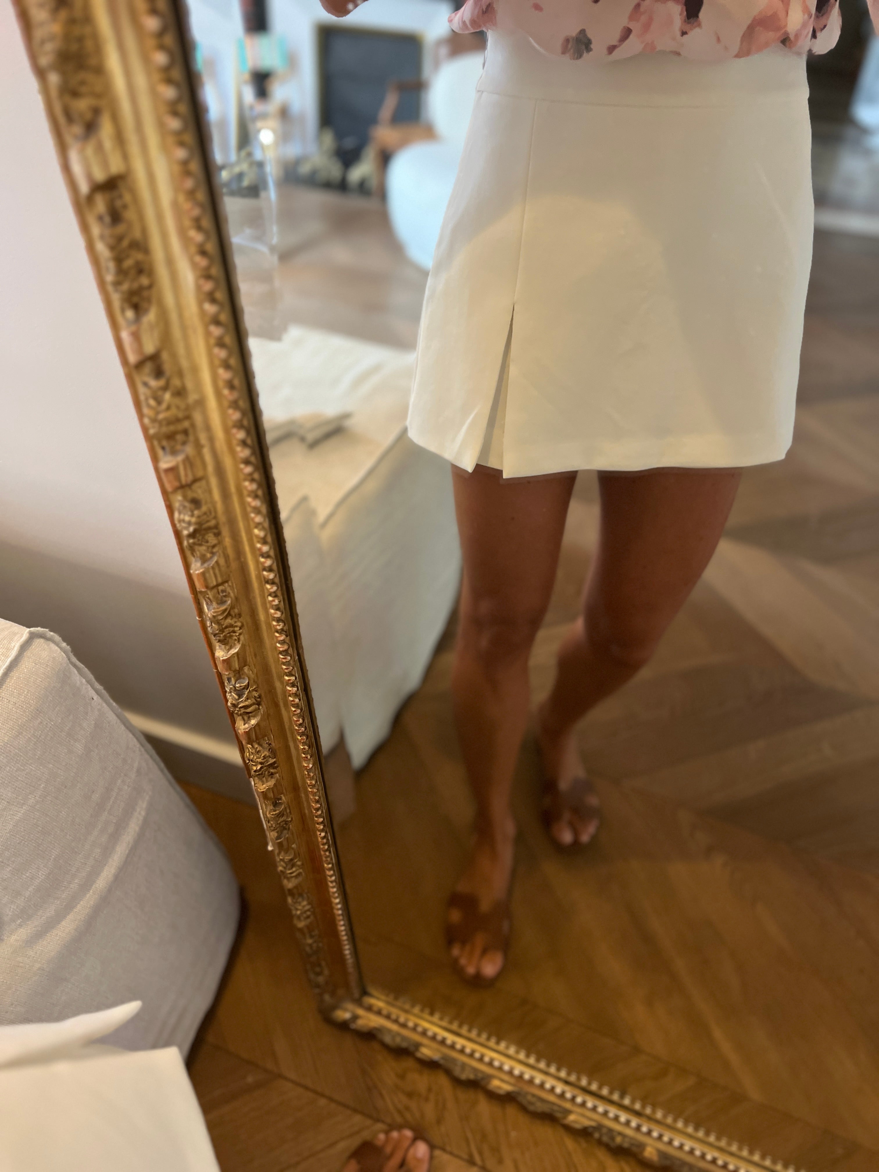 Short Zara Neuf blanc