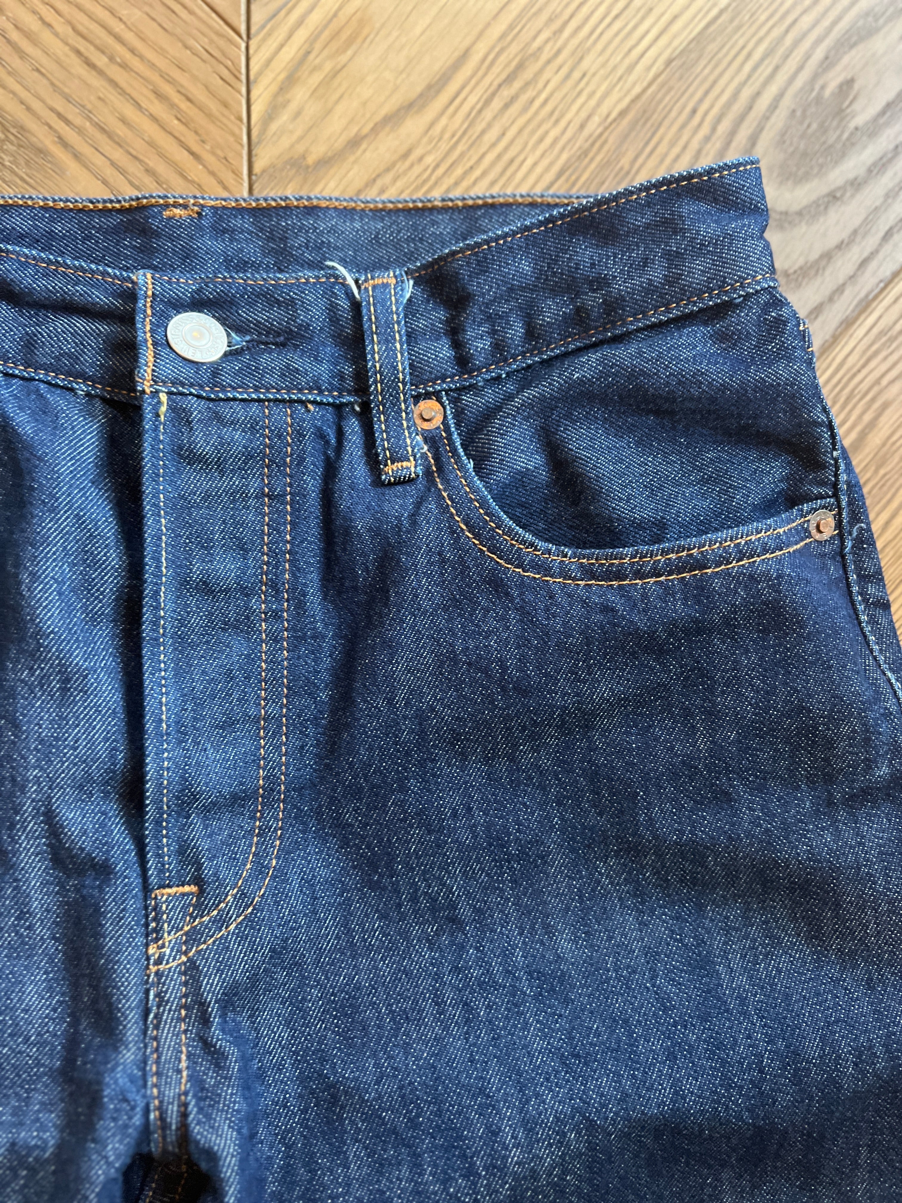 Jean Levis 501 bleu brut