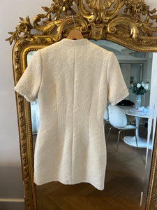 Robe Sandro ecrue en laine