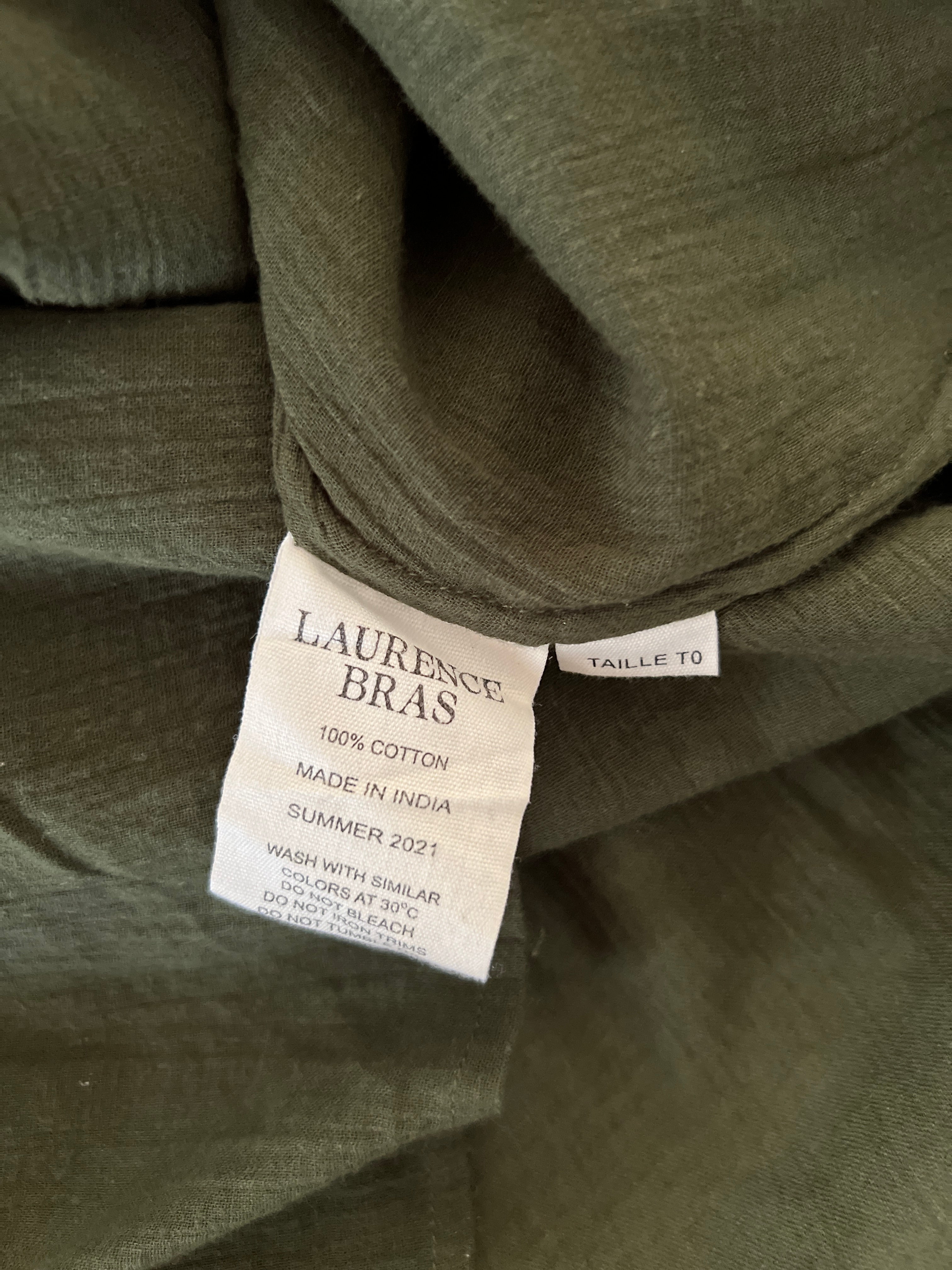 Robe Laurence Bras longue Kaki