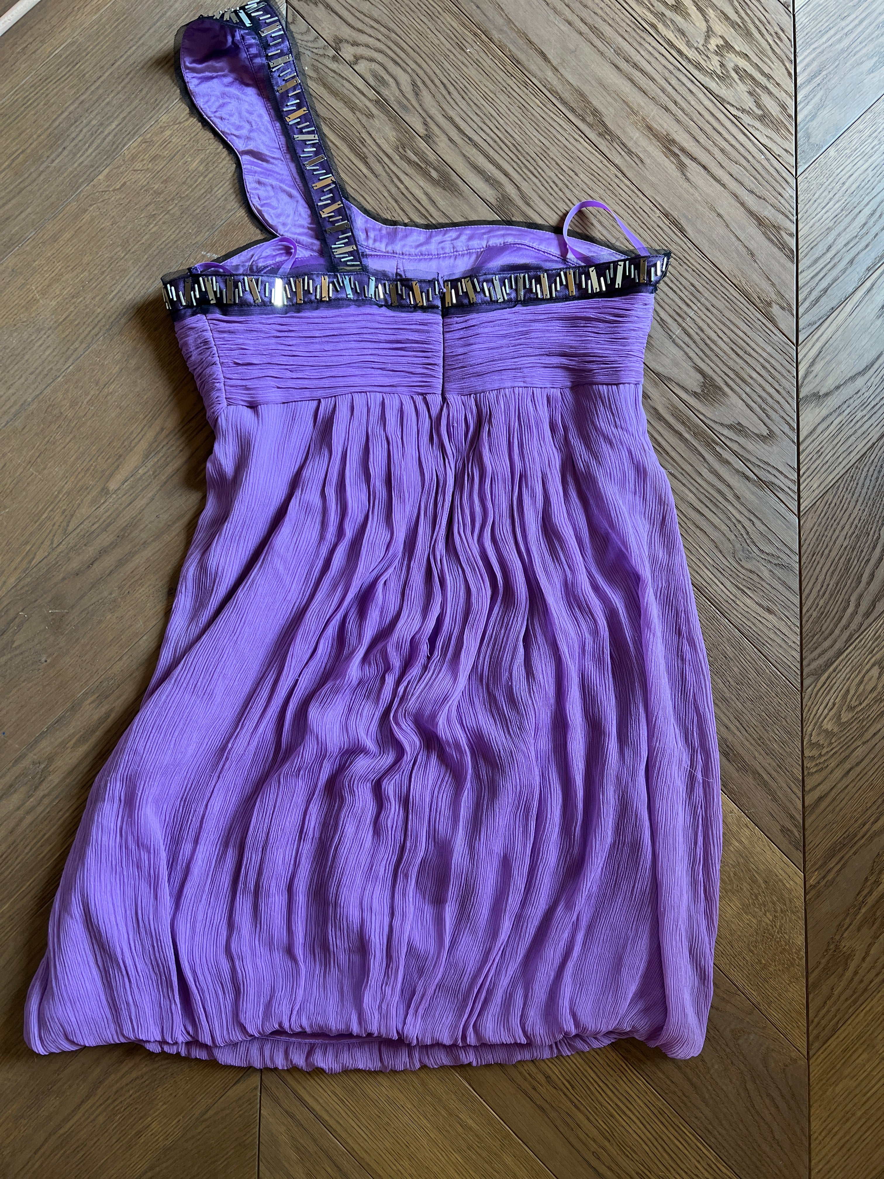 Robe BCBG Maxazria en soie violette