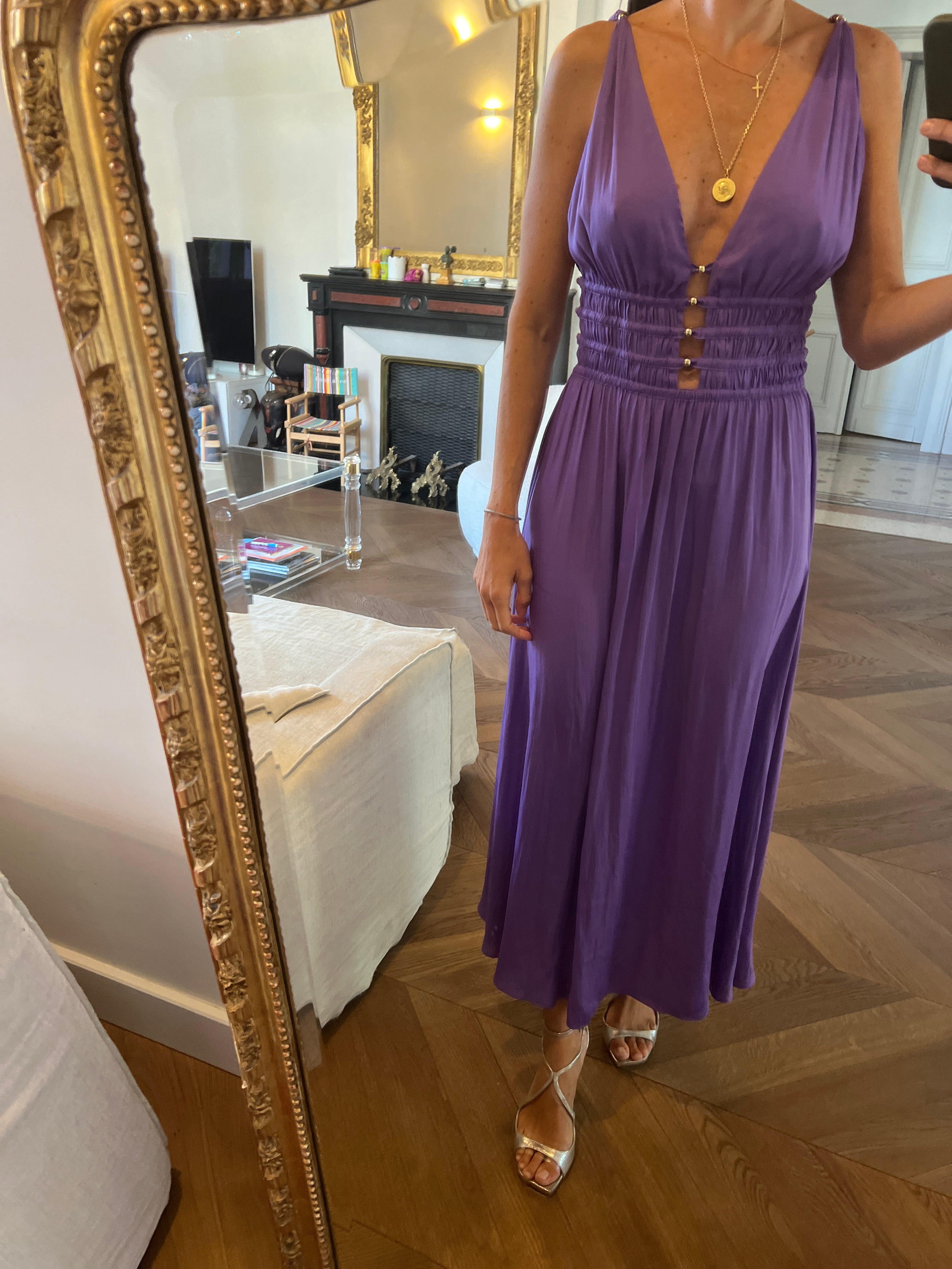 Robe Maje violette