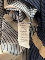 Charger l&#39;image dans la galerie, Robe longue Johanna bleue et beige
