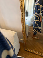 Charger l&#39;image dans la galerie, Robe longue Johanna bleue et beige
