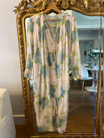 Charger l&#39;image dans la galerie, Robe Laurence Bras longue bleue et verte
