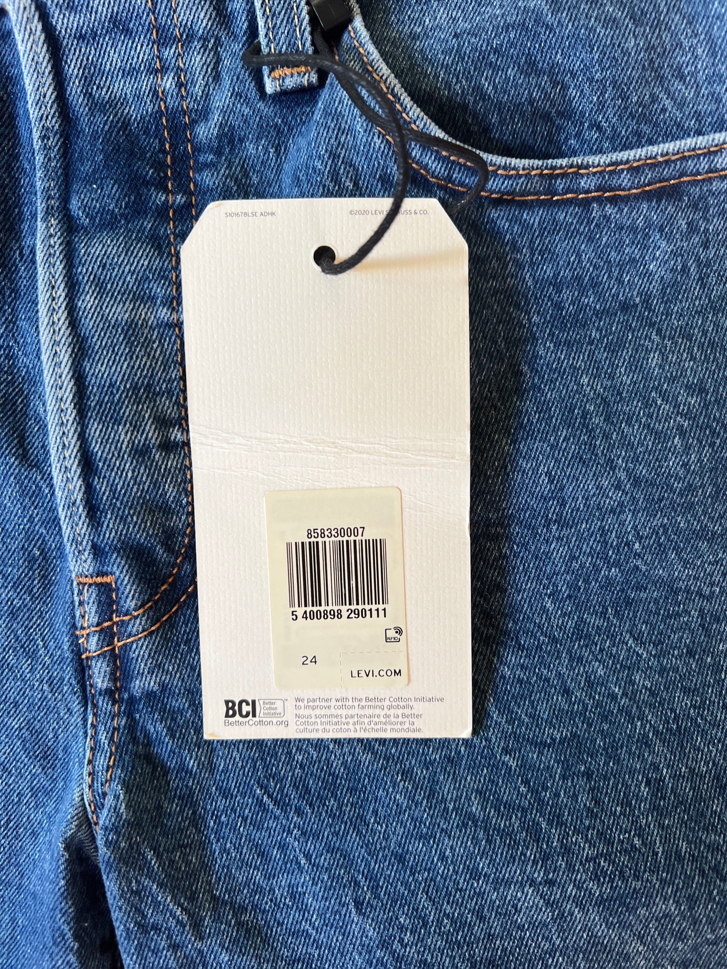 Short Levis 501 Neuf brut classique