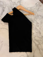 Charger l'image dans la galerie, Iro -  Top asymétrique noir Alyxe
