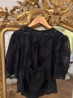 Charger l'image dans la galerie, Maje -  Top broderie noire

