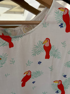 T shirt Des Petits Hauts imprimé Perroquets