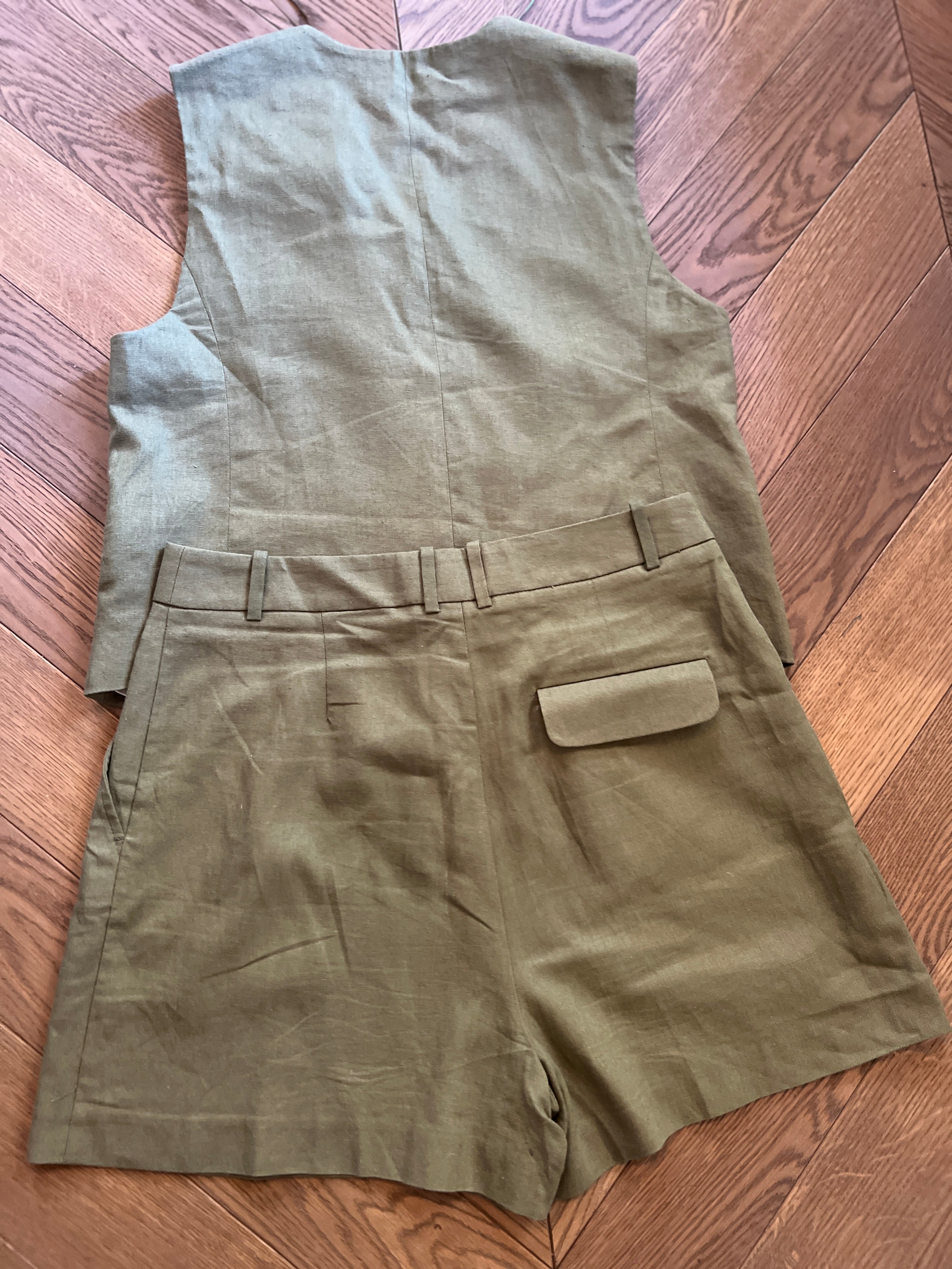 Ensemble Zara kaki short et haut