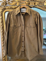 Charger l'image dans la galerie, Chemise Laurence Bras kaki à poches
