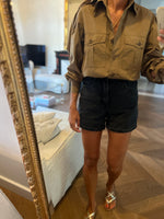 Charger l'image dans la galerie, Chemise Laurence Bras kaki à poches
