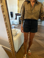 Charger l'image dans la galerie, Chemise Laurence Bras kaki à poches
