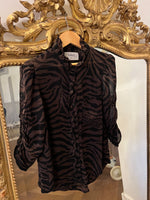 Charger l'image dans la galerie, Ba&amp;sh - Blouse Léopard marron et noire
