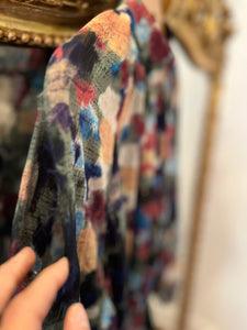 Aurianne Sinacola Robe Plume à motifs colorés