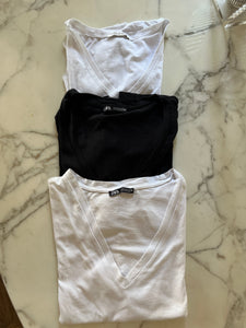 Lot de 3 t shirts Zara noir et blanc