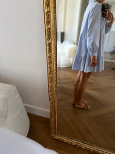 Robe Zara bleu ciel evasée