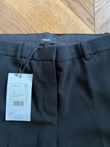 Anne Charlotte Pantalon Theroy Neuf long évasé en crêpe Admiral