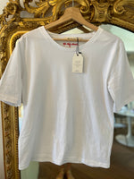 Charger l&#39;image dans la galerie, Anne Charlotte T shirt Mister K en coton blanc Neuf
