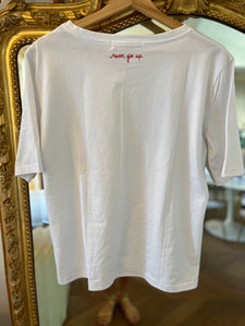Anne Charlotte T shirt Mister K en coton blanc Neuf