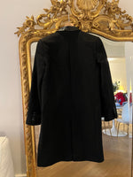 Charger l&#39;image dans la galerie, Ariane Brodier Manteau The Kooples Noir en laine col brillant
