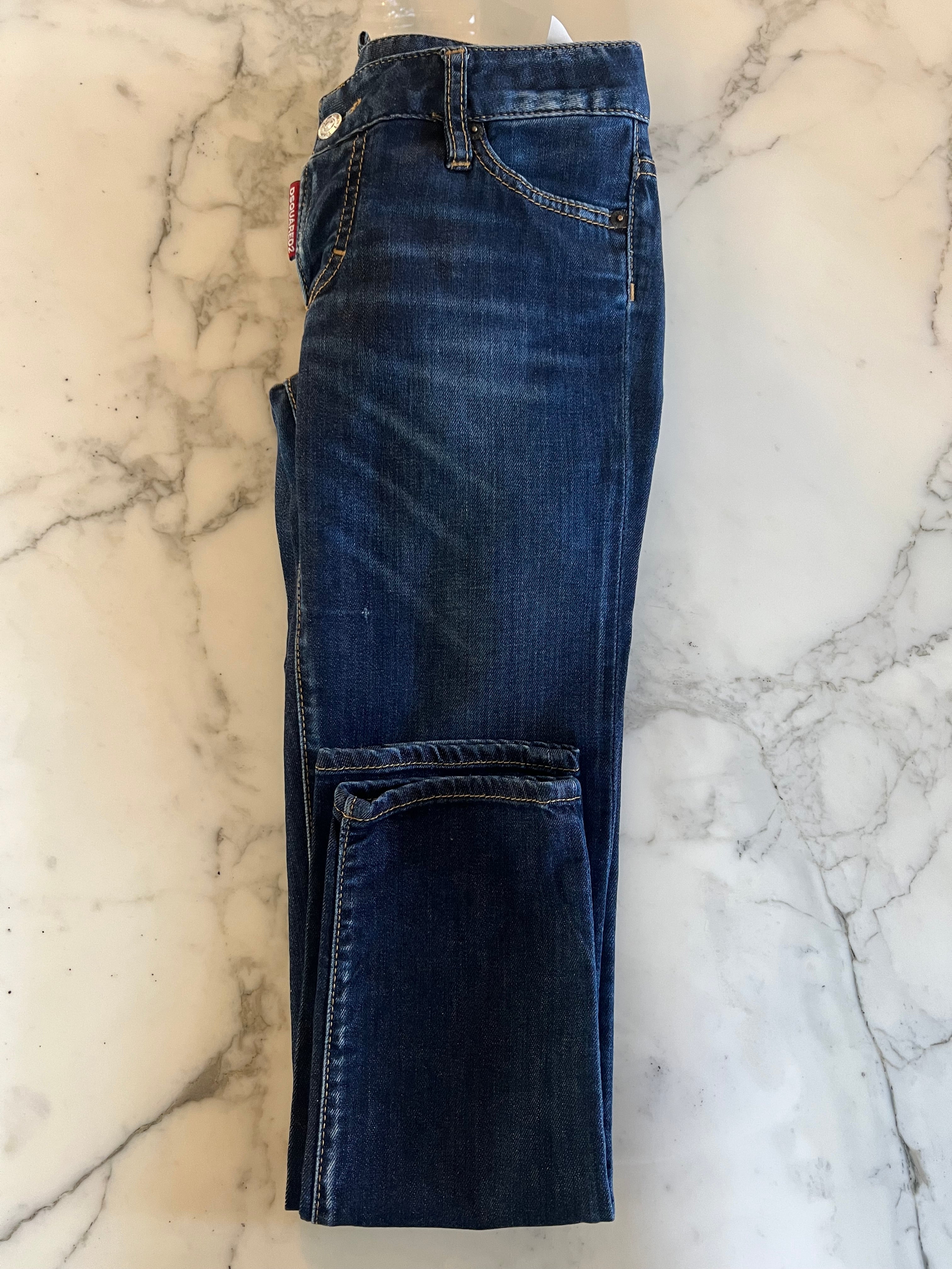 Jean Dsquared brut taille basse