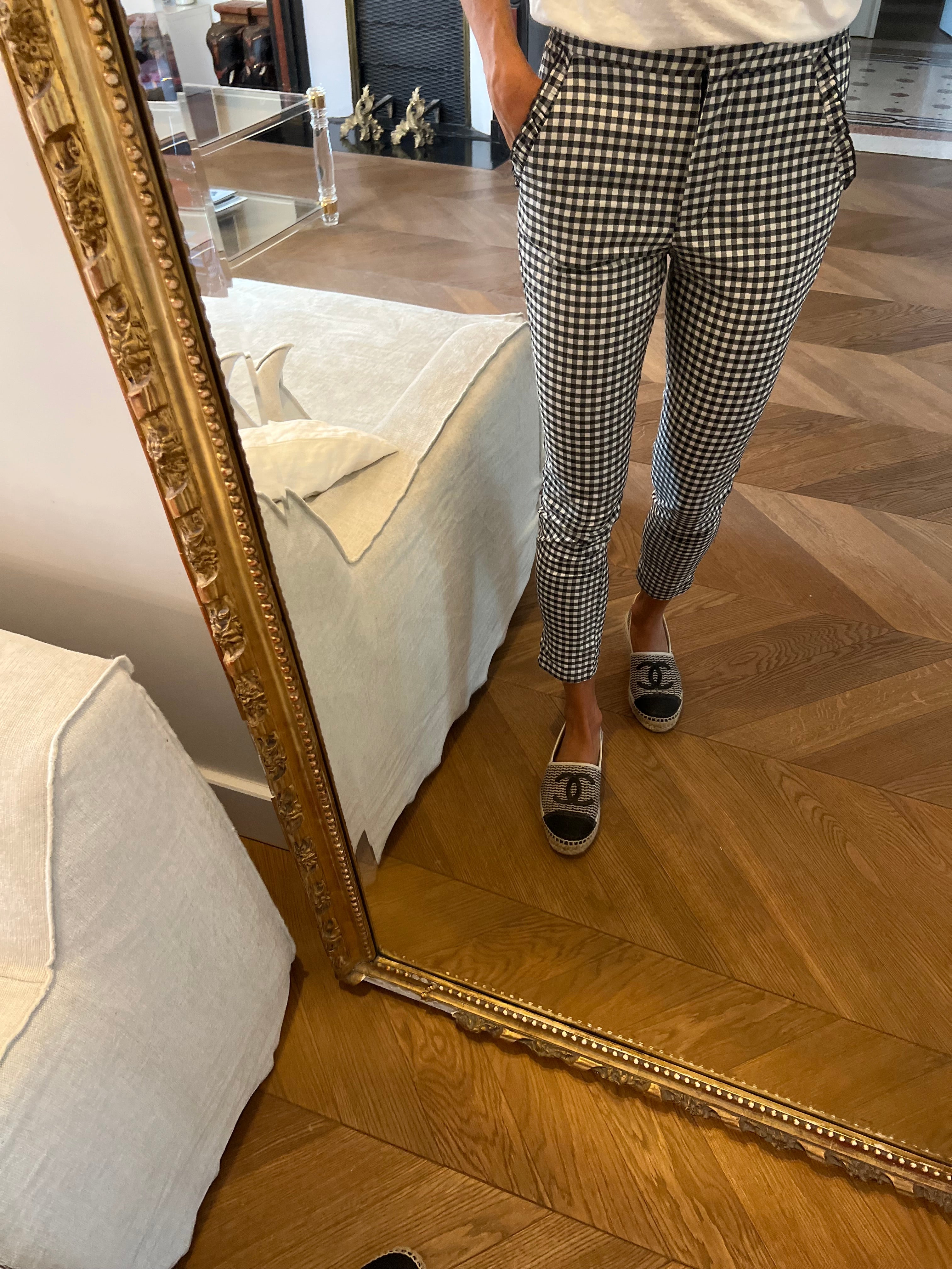 Pantalon à carreaux Zara