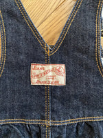 Charger l&#39;image dans la galerie, Robe Petit Bateau en jean style salopette 12 mois
