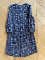Charger l&#39;image dans la galerie, Robe à motifs Comptoir des Cotonniers grise et noire
