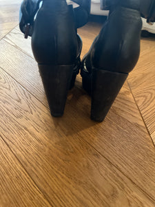 Sandales noires Compensées AllSaints