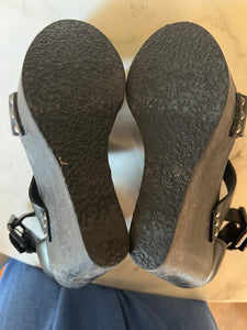 Sandales noires Compensées AllSaints