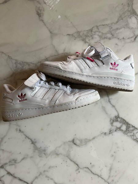 Chaussure adidas blanche et rose Clearance