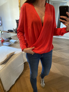 Blouse rouge The Kooples