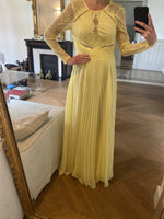 Charger l&#39;image dans la galerie, Charlotte Pirroni Robe longue jaune Asos Neuve avec étiquettes
