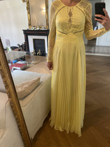 Charlotte Pirroni Robe longue jaune Asos Neuve avec étiquettes
