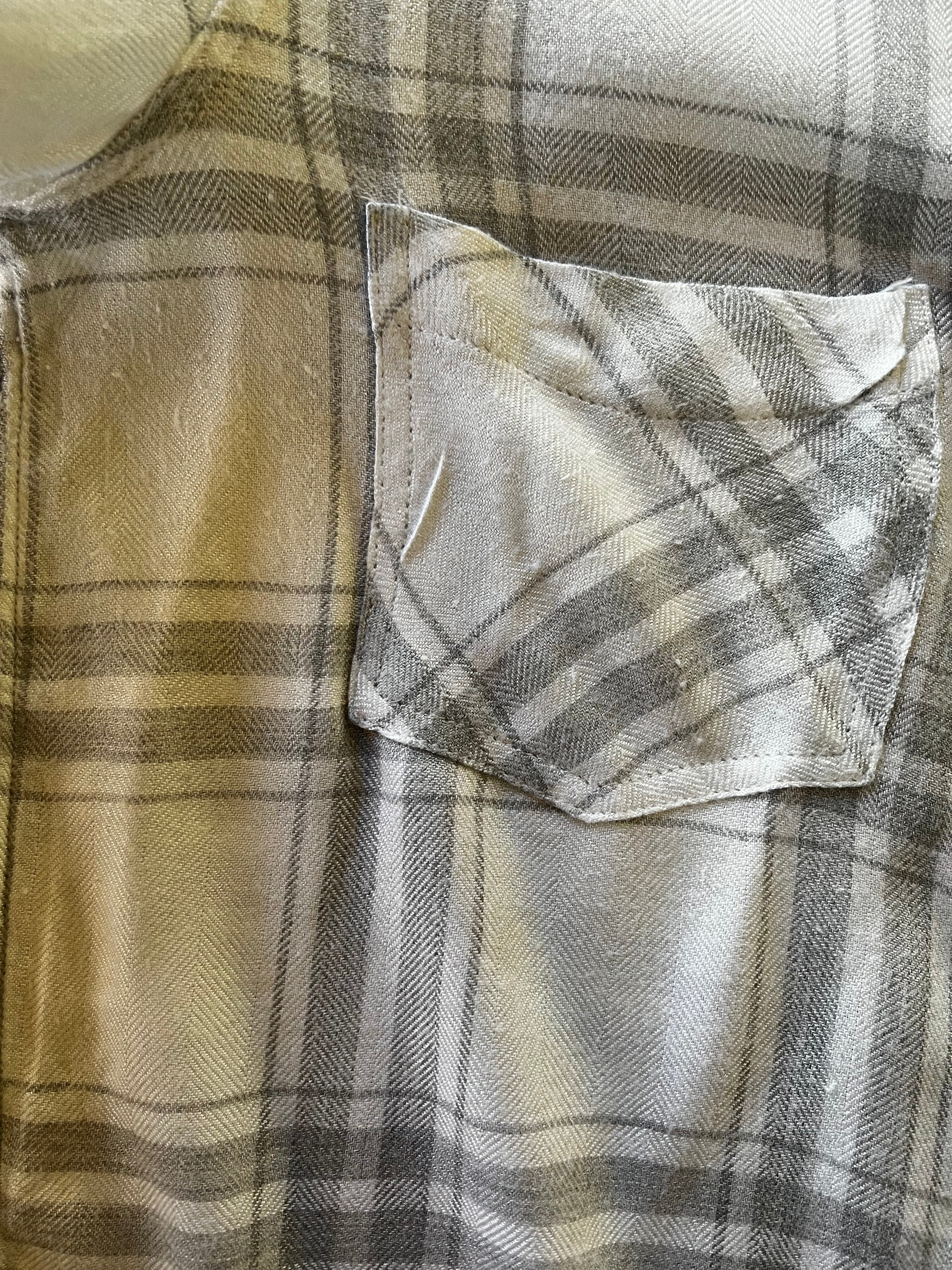 Chemise Rails à carreaux gris clair