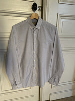 Charger l&#39;image dans la galerie, Chemise Zara slim fit rayée blanche et bleue
