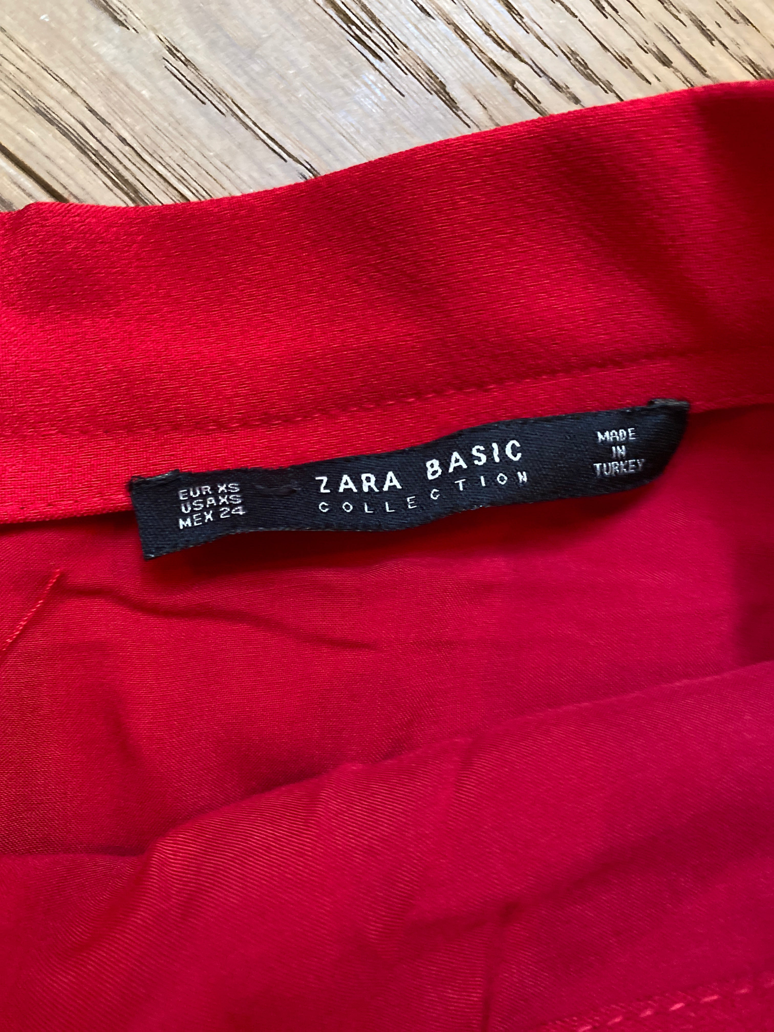 Jupe rouge Zara