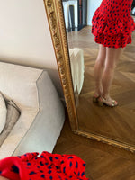 Charger l&#39;image dans la galerie, Jupe Maje rouge avec motifs
