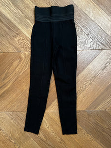 Legging Zara Noir elastique à la taille
