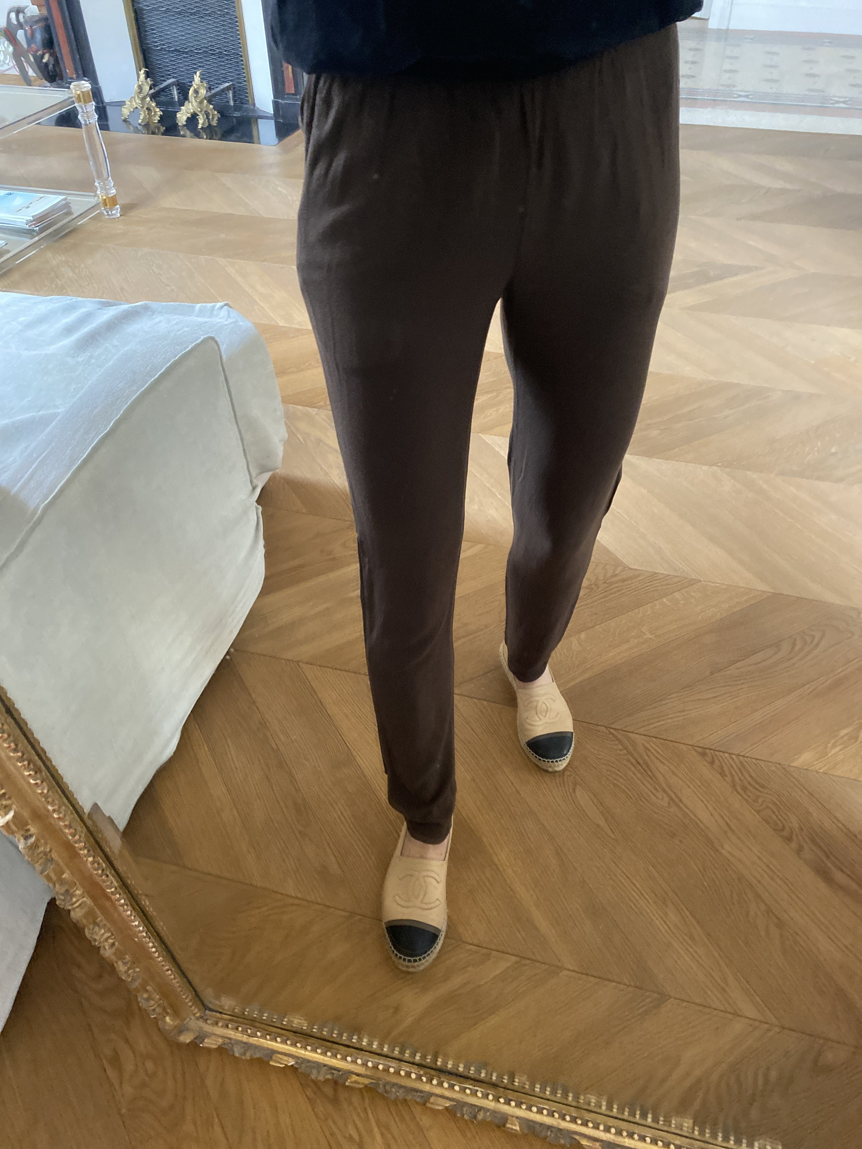 Pantalon American Vintage léger kaki
