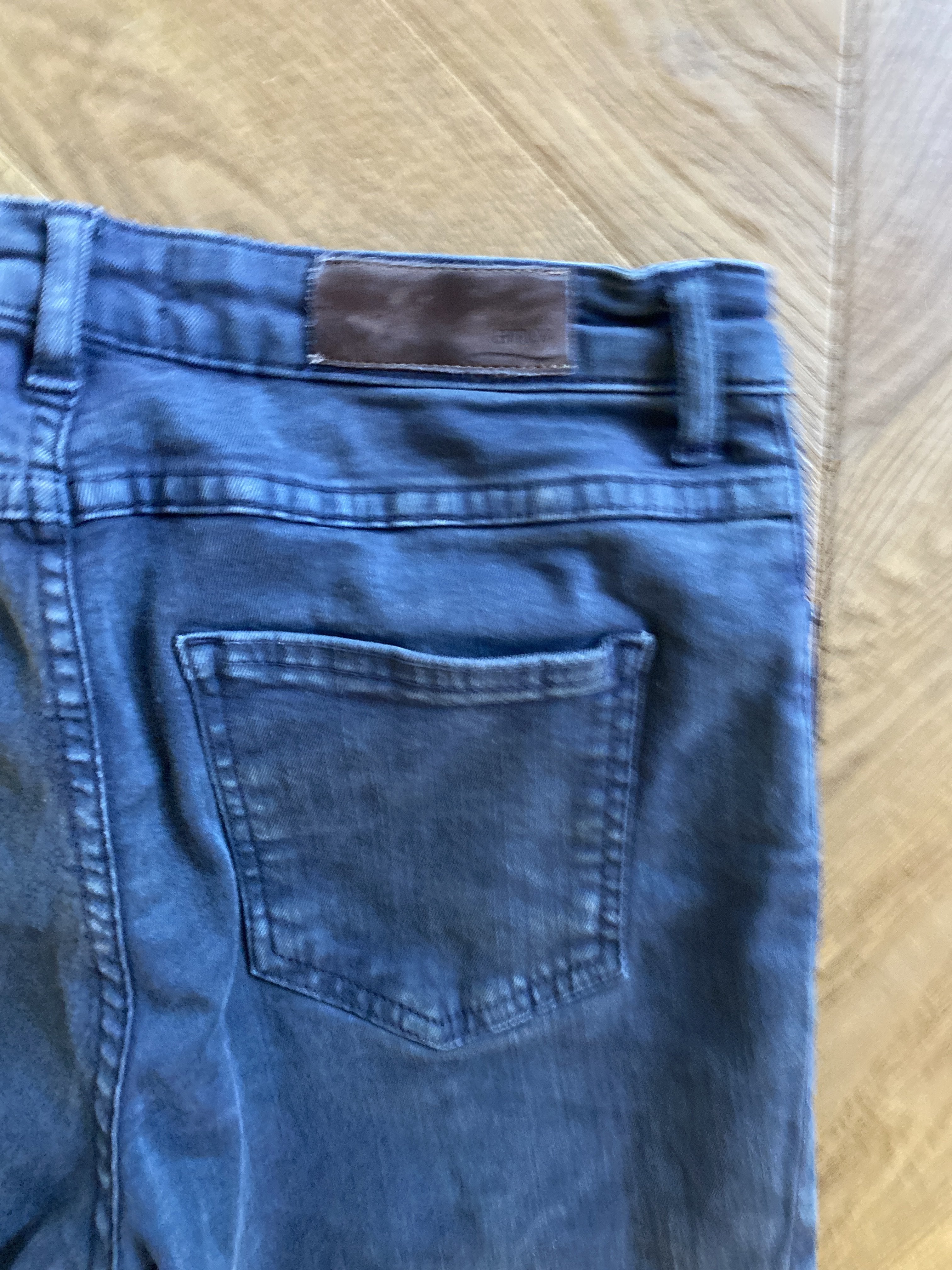 Pantalon slim American Vintage bleu