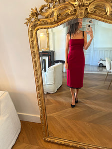 Robe en laine rouge Dolce Gabbana