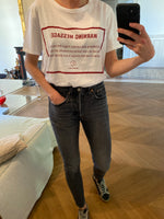 Charger l&#39;image dans la galerie, T-shirt blanc Zara Warning Message
